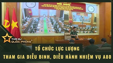 TỔ CHỨC LỰC LƯỢNG THAM GIA DIỄU BINH, DIỄU HÀNH NHIỆM VỤ A80