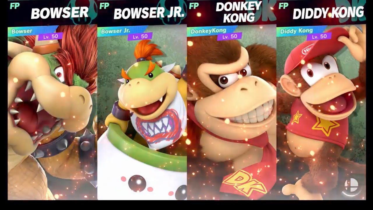 Super Smash Bros Ultimate Amiibo Fights Request #5492 Bowser vs Jr vs ...