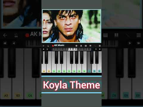 Koyla Theme Music Piano Cover Conquest Of Peradise BGM Shorts