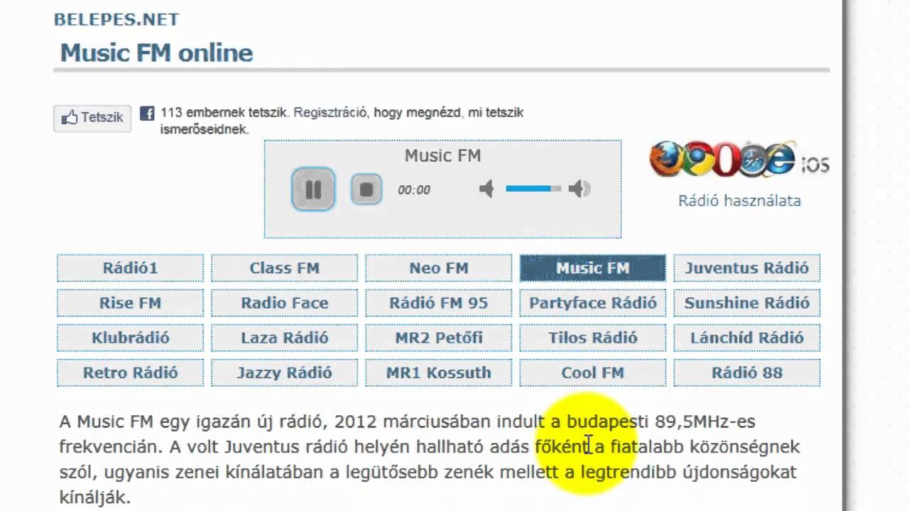 rádió 88 online hallgatás cz