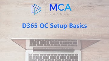 D365 QC Setup Basics