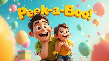 Peek-a-Boo Song 👶✨ | Fun Nursery Rhyme for Toddlers | Baby Songs & Kids Dance