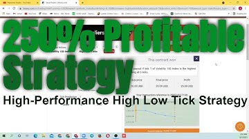 High Performance High Low Ticks | Binary.com High Low Tricks