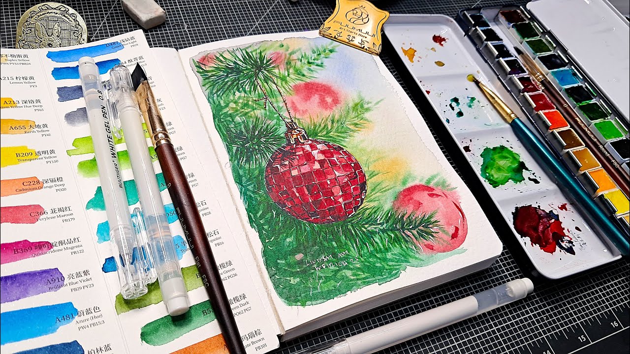 Holiday Watercolor Livestream! 12pm ET 12/17/25