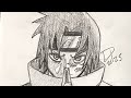 How to Draw Sasuke Uchiha Step by Step | Sasuke Uchiha Drawing | Easy Pencil Sketch