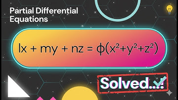 Form a PDE by eliminating arbitrary function |  lx + my + nz = ϕ(x²+y²+z²) | Step-by-step Solution