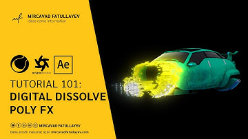 Digital Dissolve Poly Fx - Cinema 4D Tutorial
