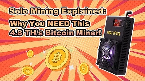 Solo Mining Explained: Why You NEED This 4.8 TH/s Bitcoin Miner!