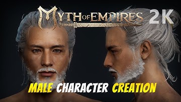Myth of Empires MALE Character Creation 2K | All options and some cool and horrifying combos!