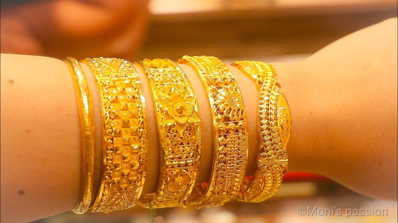 Latest gold chur design with price/Light weight gold chur collection from 4  gram#bangles#jewellery - YouTube