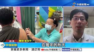 流感疫苗搶打潮! 醫籲:2週才生效 自備'特效藥'│中視新聞 20250204