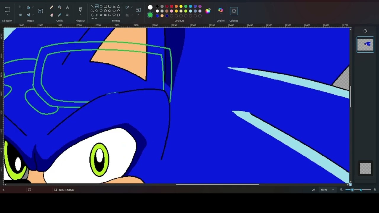 Sonic Riders Drawing Time-lapse