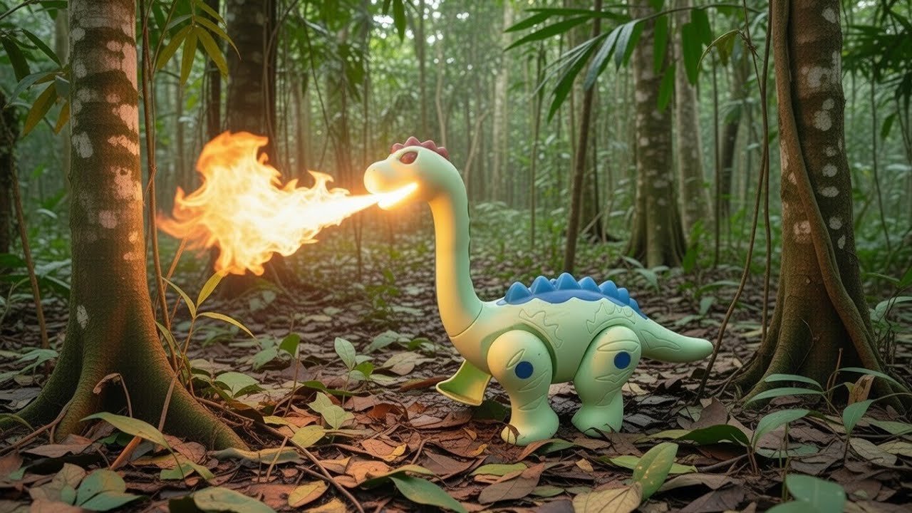 Asli Dinosaur ne Jungle mein Aag nikaali! 🔥🦖 | Magic Toy Dinosaur"