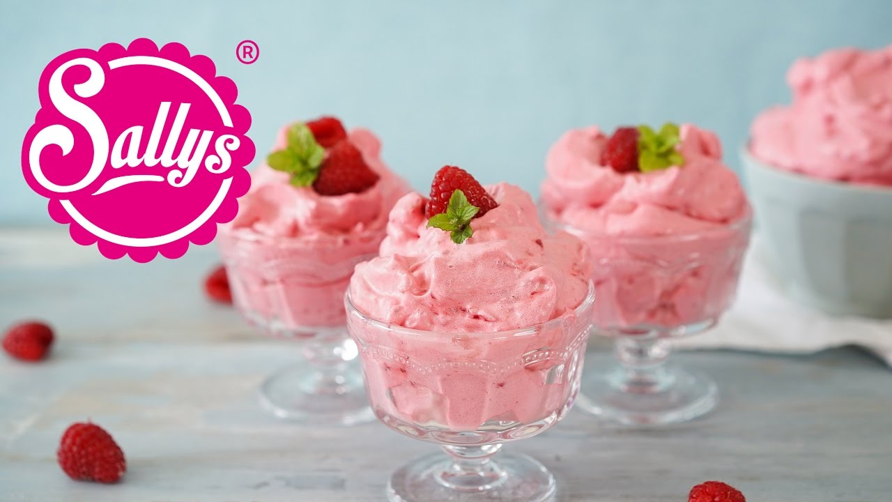 Blitz-Dessert: Himbeercreme / Softeis / 5 Minuten Dessert / Sallys Welt ...