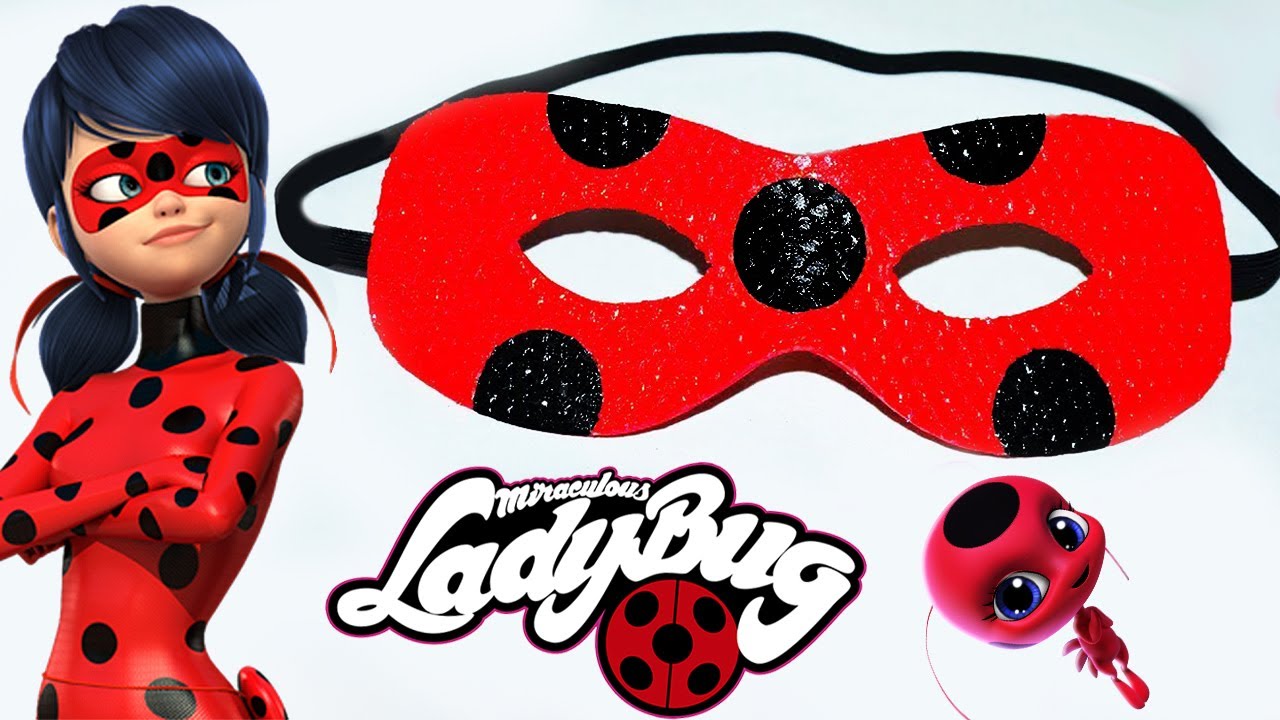 DIY: Miraculous: Tales of Ladybug and Cat Noir Masks - Thrifty Nifty Mommy
