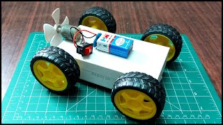 How to make a Simple motor Car at home