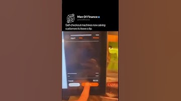 Would you tip at a self-checkout? 🤔 #shorts