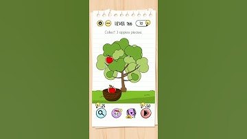 BRAIN TEST LEVEL 166 WALKTHROUGH SOLUTION