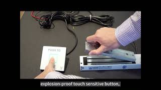 Explosion-proof exit button with ATEX  certificate.