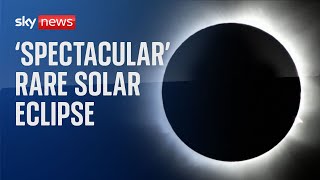 Solar eclipse creates rare 'ring of fire' over Australia