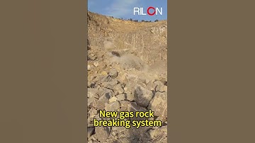Rilon - Rock mining in quarries without explosives using a new gas rock blasting system