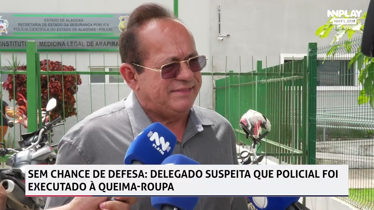SEM CHANCE DE DEFESA: Delegado suspeita que policial foi executado à queima-roupa