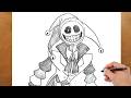 How to Draw The Prototype Step by Step | Easy Poppy Playtime Drawing