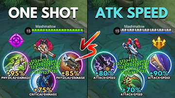 Layla One Shot Build vs Layla Full Attack Speed Build