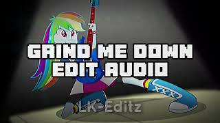 Grind Me Down - Jawster Remixslowed Edit Audio