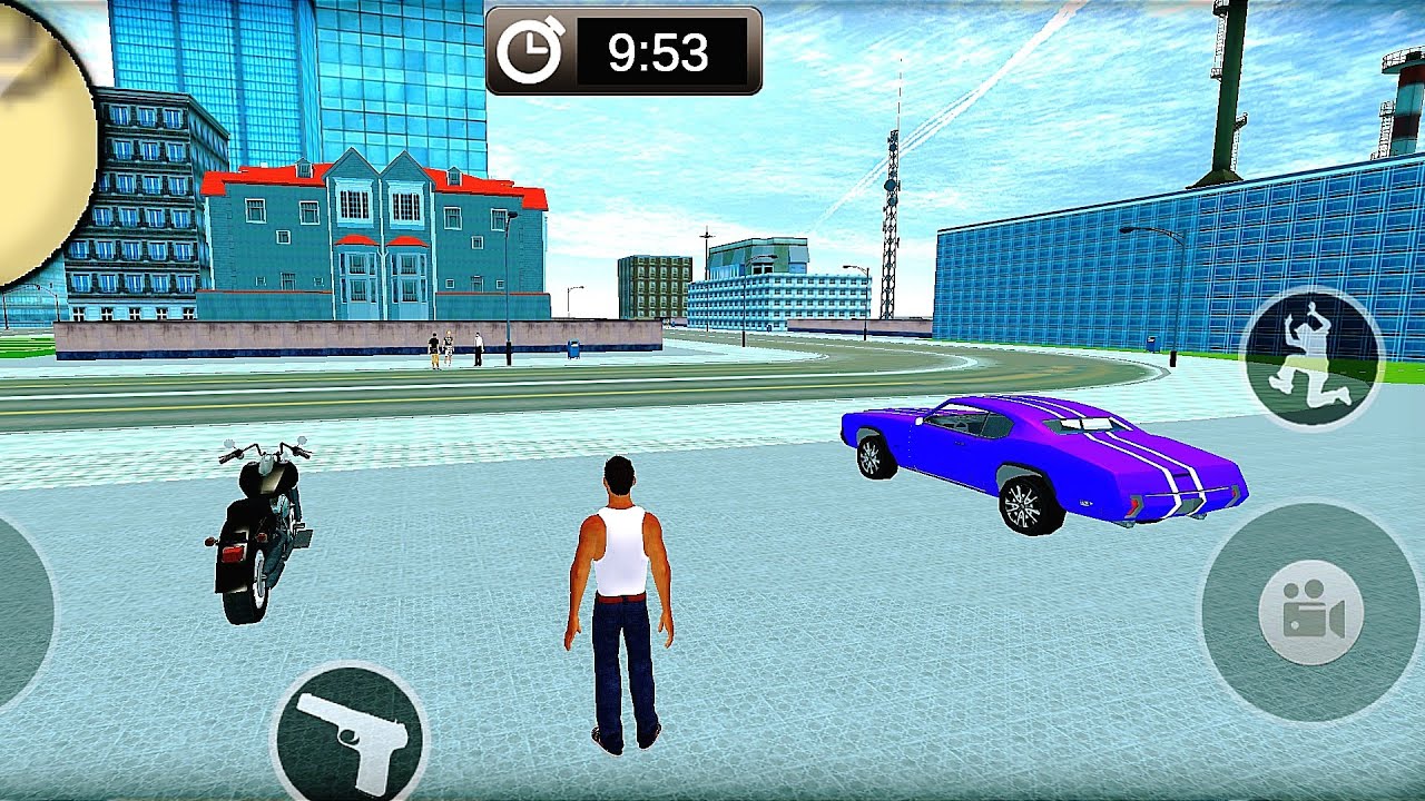 San Andreas Crime City Gangster 3D Game Android Gameplay YouTube
