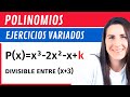 EJERCICIOS de POLINOMIOS 🟥 Operaciones, Productos Notables, Ruffini, Teorema del Resto