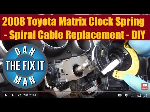 2008 Toyota Matrix & Corolla Spiral Cable / Clock Spring – DIY – ABS Light Fix