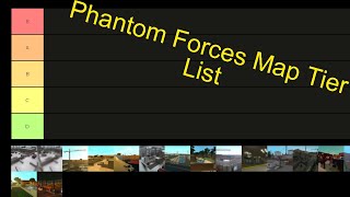 Phantom Forces Map Tier List