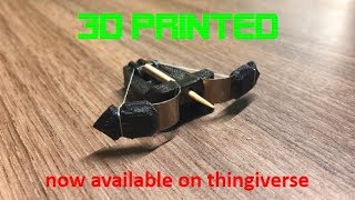 Mini 3D-printed crossbow