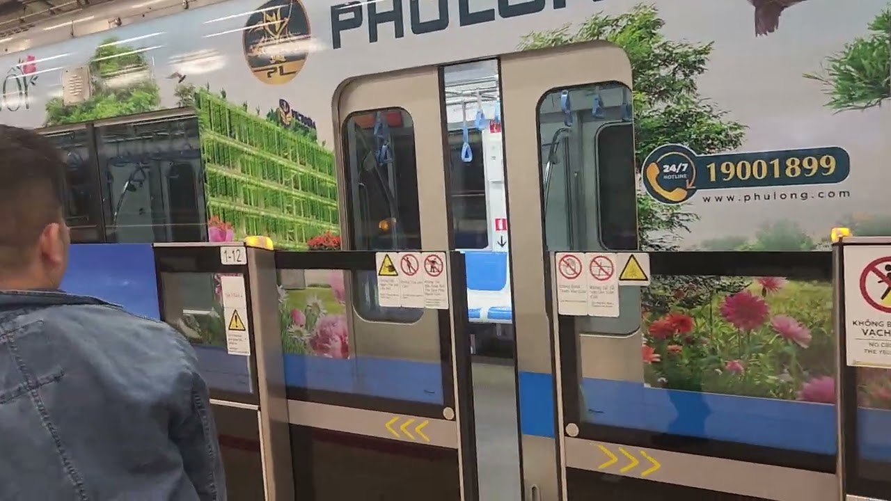 [LAST TRAIN] Hitachi unknown rolling stock (HCMC Metro Line 1) ride from Van Thanh Park to Ben Thanh