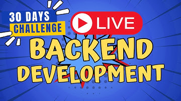 30 Days Live Challenge on Backend Development - Nodejs Express MongoDb AWS Redis Docker
