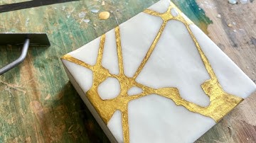 Kintsugi Inlay with Stencil