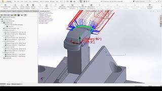 CAMWorks 2017 -  Machine model - 3+5 axis milling.