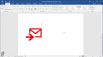 How to insert Incoming Envelope  symbol in Word