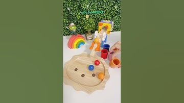 Satisfying color sorting ASMR! #satisfying #sorting #colorsorting