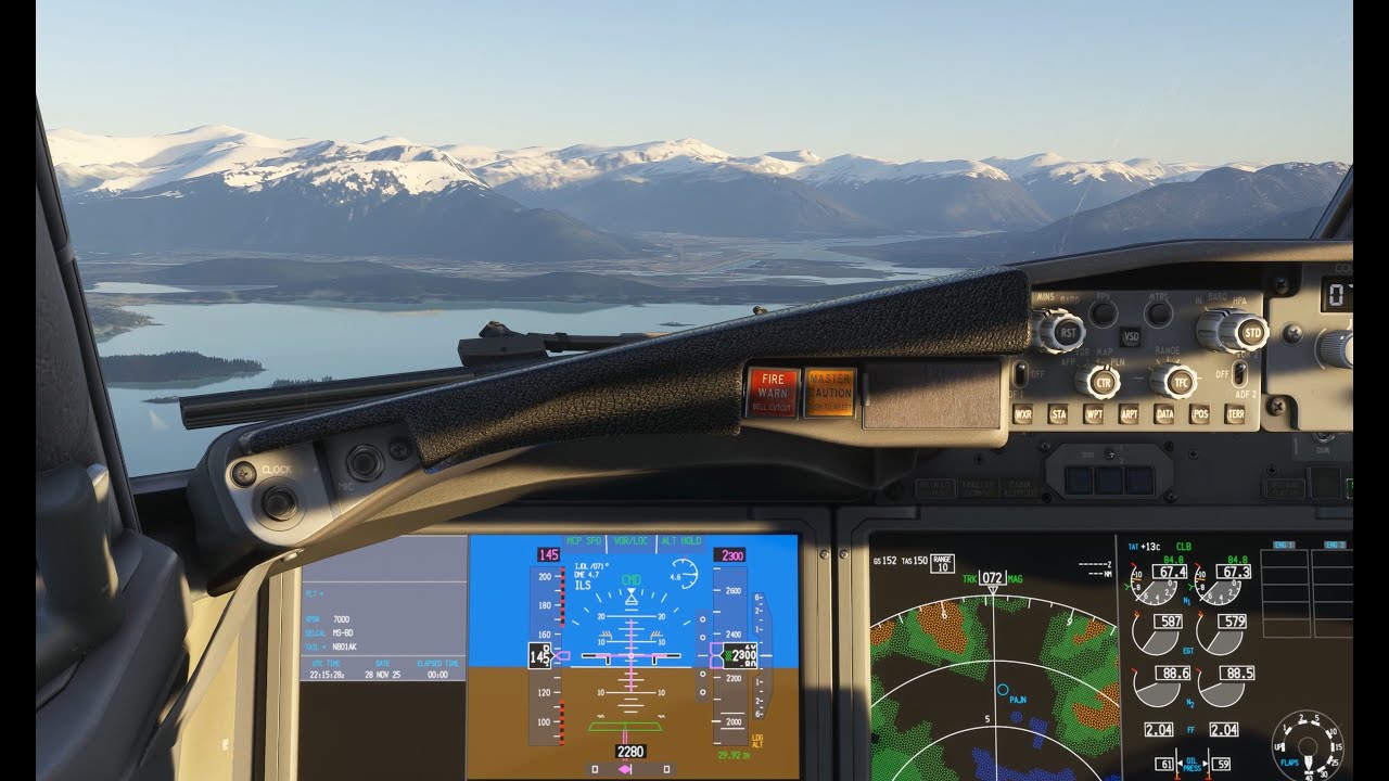 Juneau Alaska (PAJN) | Difficult VFR Approach | RW 08 | 737 Max | iFly