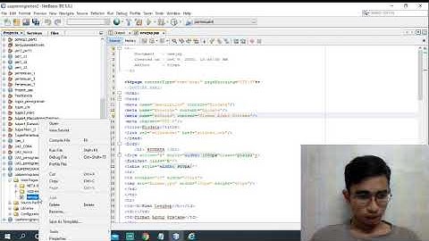 Cara Membuat Web Biodata Sederhana,Menggunakan Netbeans Java