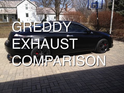 8th Gen Honda Accord Coupe Greddy Racing Ti-C Exhaust Comparison