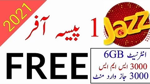 jazz new 1 paisa offer | jazz free internet code 2021 | use free internet on jazz | jazz free net