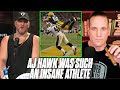 Pat McAfee Reacts To How INSANE Of An Athlete That AJ Hawk Was