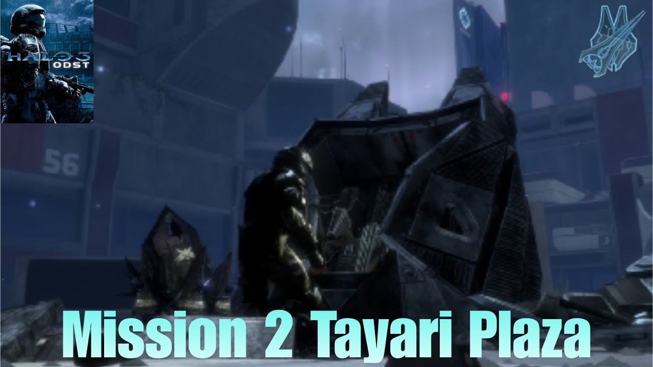 Halo 3 ODST Campaign Playthrough Mission 2 Tayari Plaza Halo MCC - YouTube