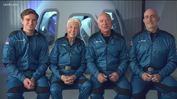 Jeff Bezos about to blast off to the edge of space