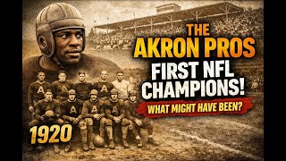 The Akron Pros – The Forgotten First NFL Champions