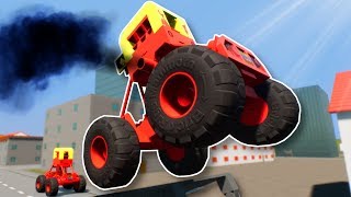 LITTLE TIKES MONSTER TRUCK RACE!  Brick Rigs Multiplayer Gameplay  Lego Racing