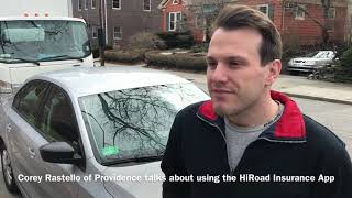 New HiRoad Insurance App helps Corey Rastello of Providence become a better driver